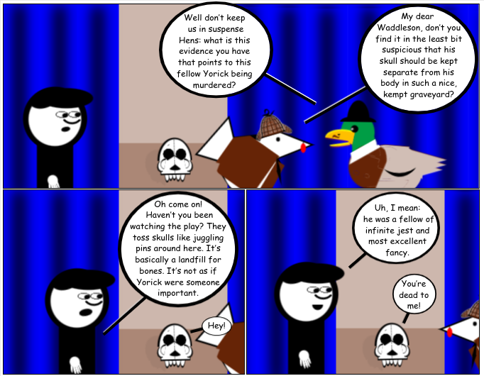 That skull had a tongue in it...