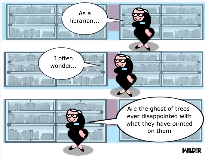 Wondering In The Library