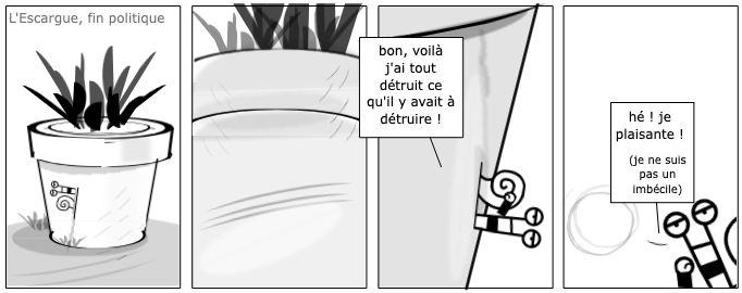 L'Escargue, fin politique