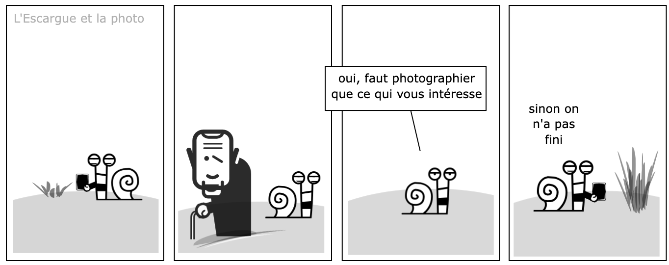 L'Escargue et la photo