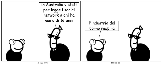 (3072) Divieto di social network