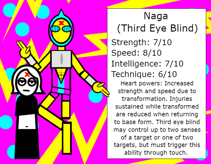 Balloon! Trading cards 3: Naga (third eye blind)