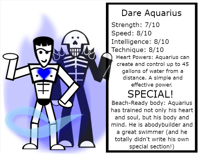 Kill all Boneheads trading cards 7, Dare Aquarius