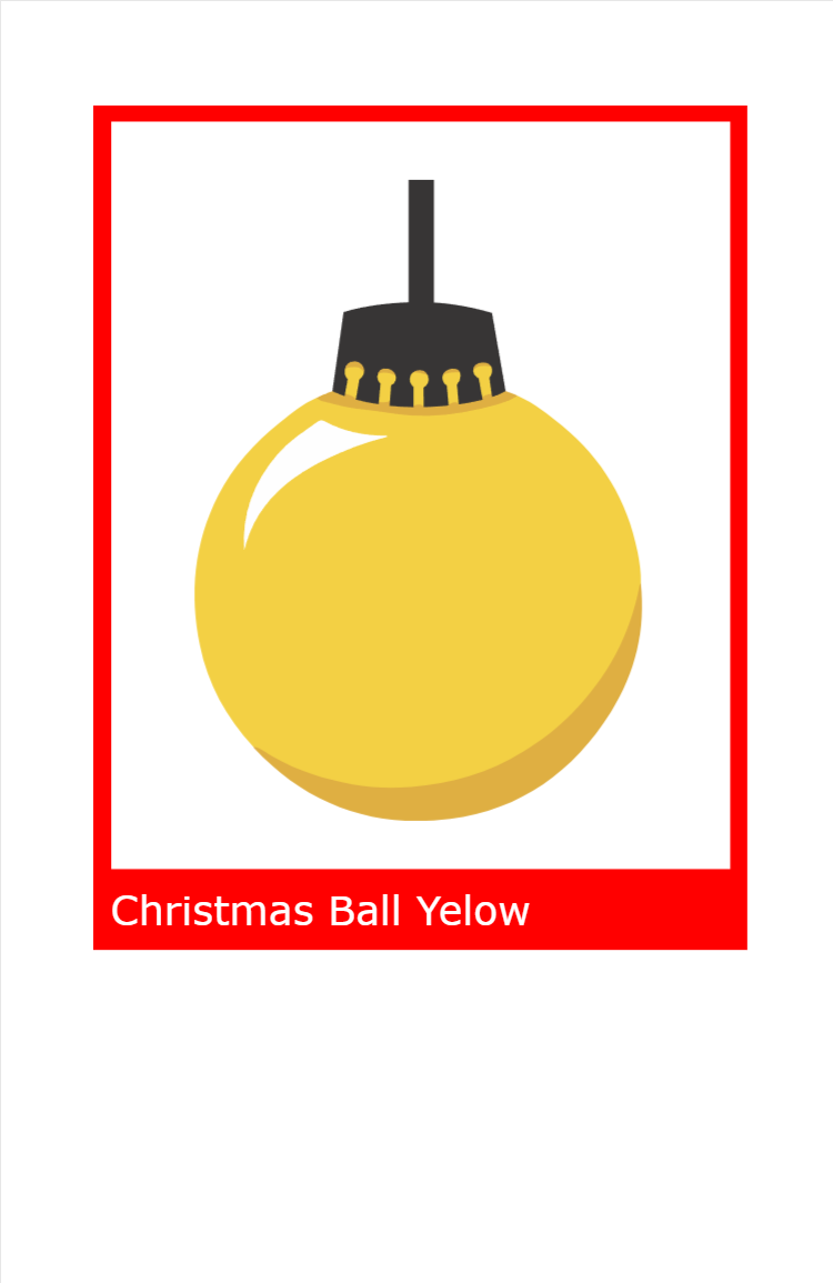 [Christmas Ball Yellow]